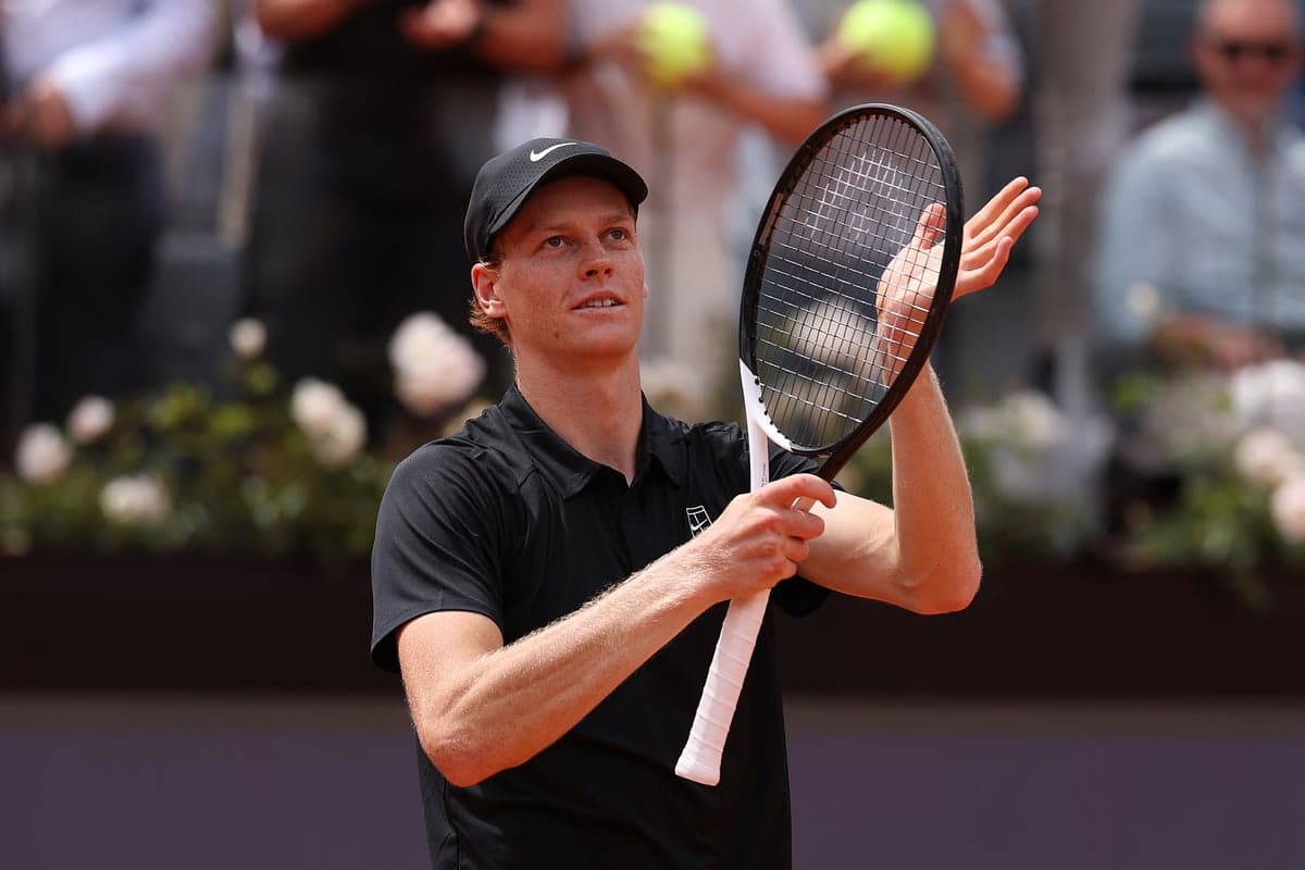 Jannik Sinner breaks Novak Djokovic record as he storms into Italian Open semi-finals