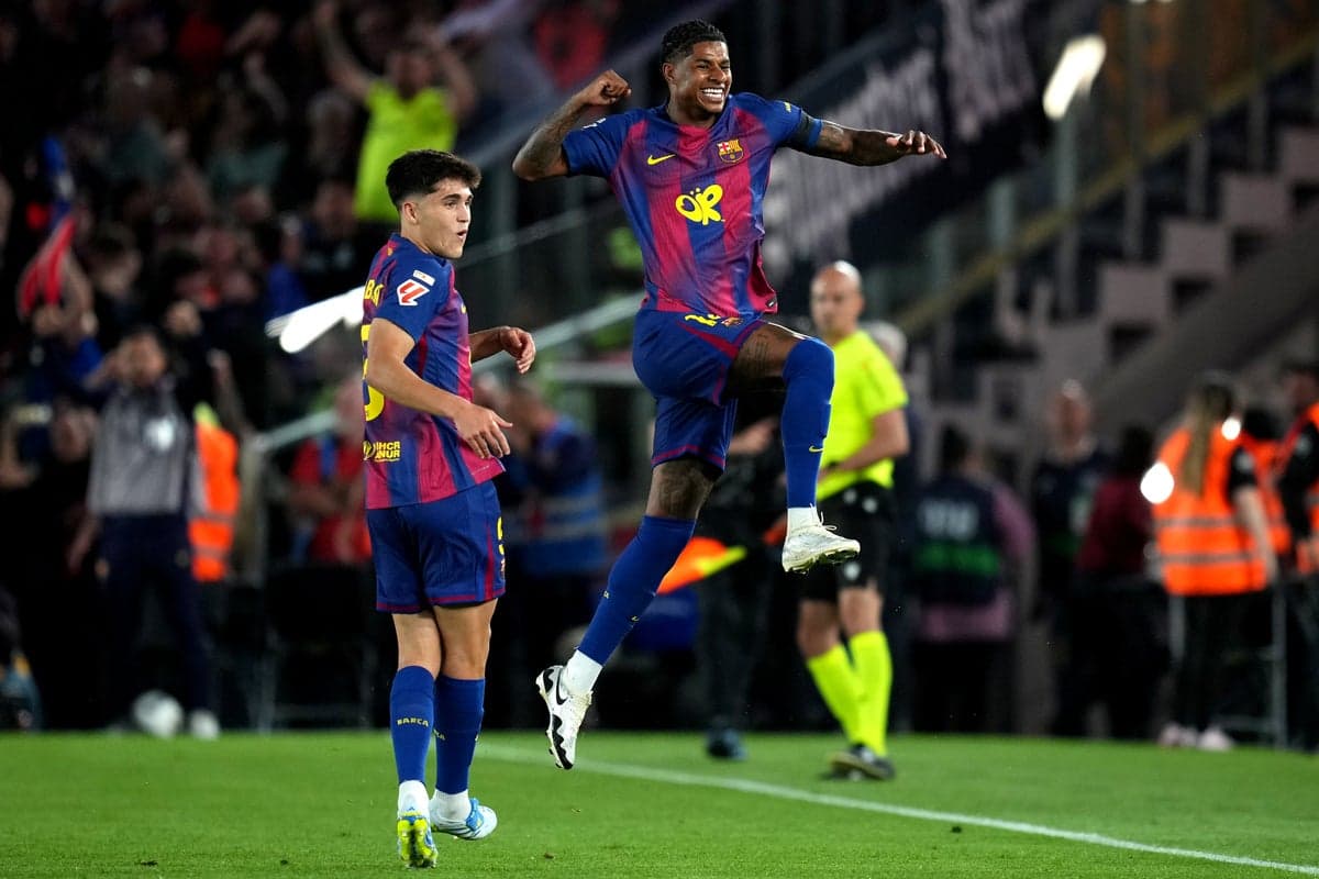 Marcus Rashford speaks out on Barcelona future after El Clasico goal helps seal La Liga title