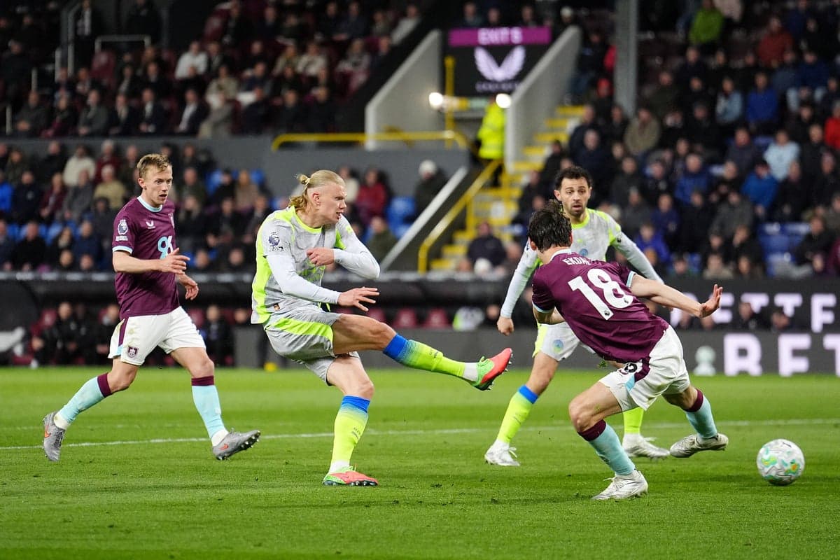 Burnley relegated from Premier League after home defeat to new leaders Manchester City