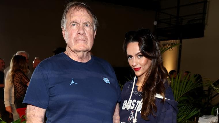 Bill Belichick takes on WAG role for Jordon Hudson at cheerleading worlds