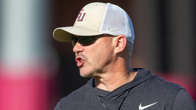 Florida State Seminoles football coach Mike Norvell shares a defiant message while squarely on the hot seat