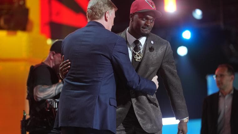 How Jeremiyah Love fits with James Conner, Marvin Harrison Jr., Cardinals offense after surprising No. 3 pick