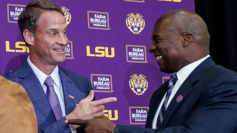 LSU AD takes parting shots at Brian Kelly in scathing interview: 'There was no connection'