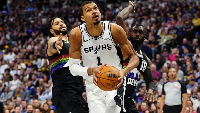 Why Victor Wembanyama isn't playing for Spurs in second half vs. Trail Blazers with injury news