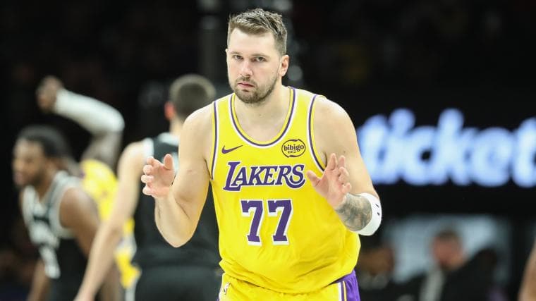Lakers' Luka Doncic reacts to NBA ruling on 65-game award eligibility