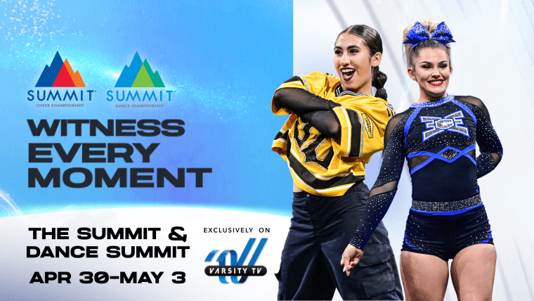 Where to watch The Summit and The Dance Summit: Schedule, channel, live stream for 2026 cheer, dance competitions