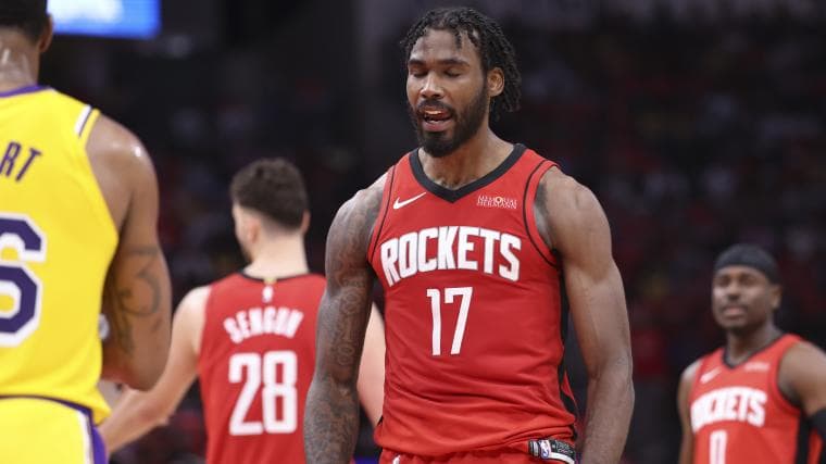 Lakers predicted to poach $16 million elite 3-and-D wing from Rockets to pair with Luka Doncic