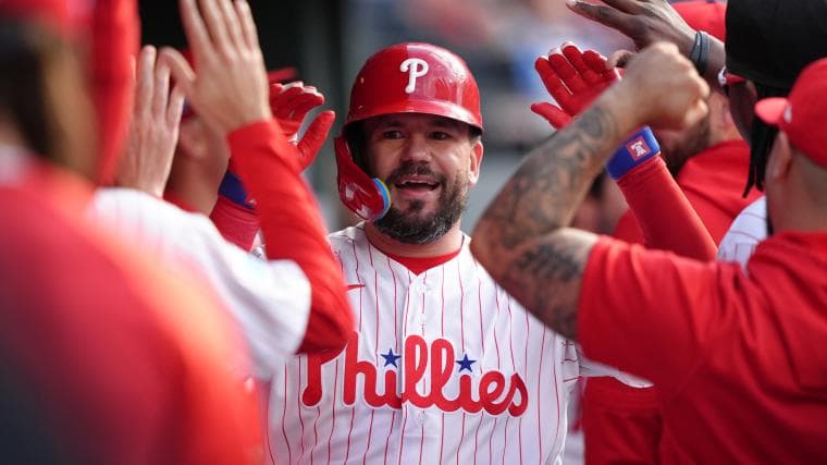 Phillies' Kyle Schwarber joins Yankees HOF after 5-hit day vs. Giants