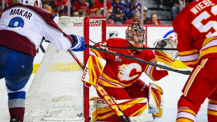 Flames goalie Dustin Wolf made a young fan cry, but for the best reason