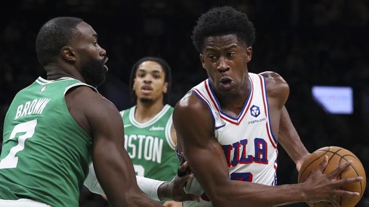 Edgecombe, Maxey power Philadelphia 76ers past Boston Celtics to even playoff series