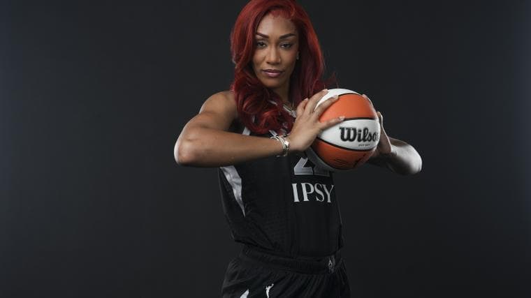A'ja Wilson hair timeline: All of the vibrant colors Aces star has rocked through the years