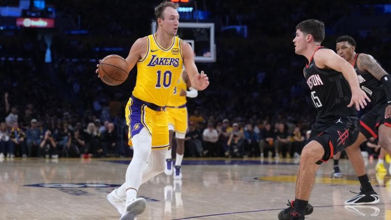 Luke Kennard stats vs. Rockets: Luka Doncic replacement shoots the lights out for Lakers in Game 1