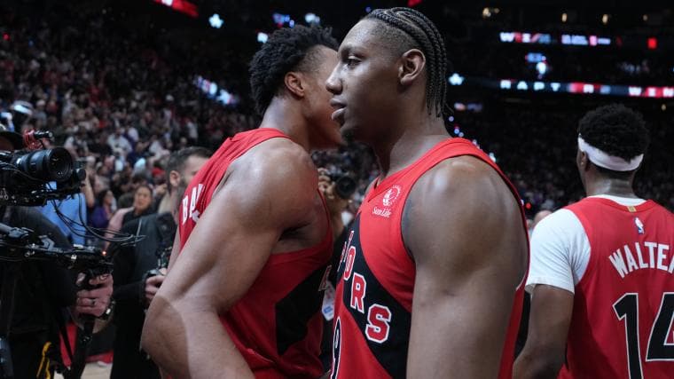 New camera angle shows how close RJ Barrett's bounce game-winning 3-pointer was to not counting for Raptors vs. Cavs