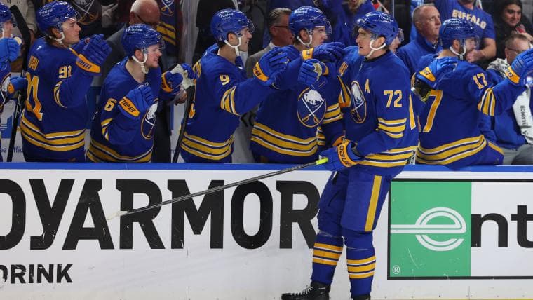 Sabres' Tage Thompson turns '8 years of adversity' into crowning playoff moments