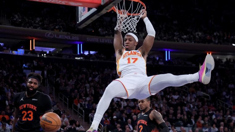 Onyeka Okongwu is a top trade target to give the Celtics depth at center post-Nikola Vucevic