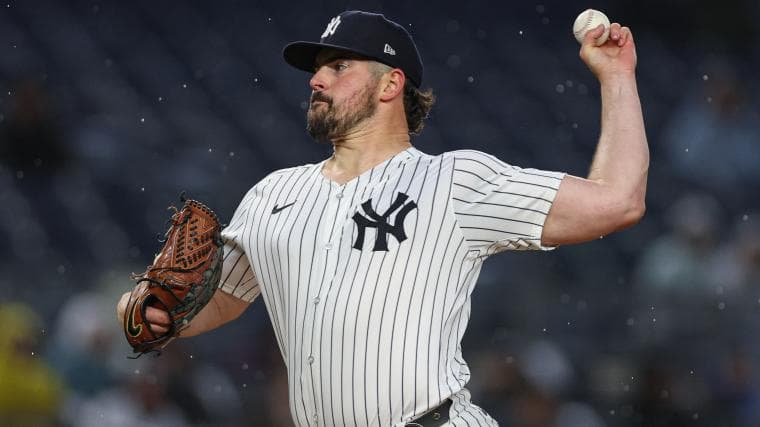 Yankees’ Carlos Rodon fastball velocity in first start since injury will blow your mind