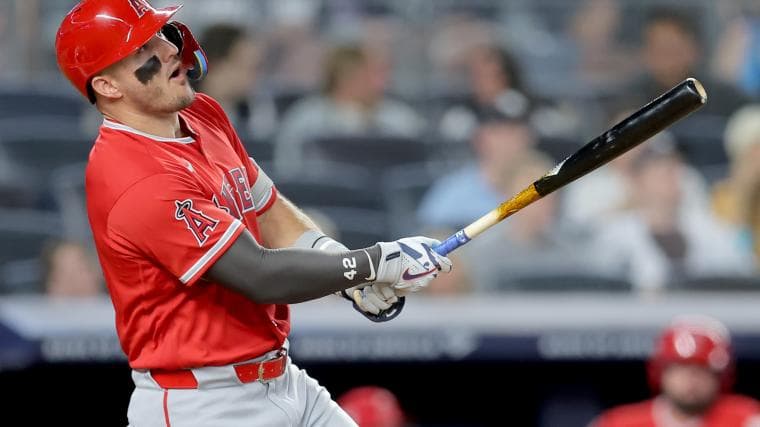 Angels' Mike Trout hits another HR to join Aaron Judge in rare Yankee Stadium history