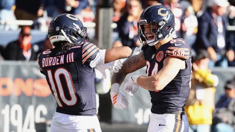 Bears' Luther Burden III, Colston Loveland face exciting question after DJ Moore trade