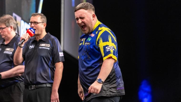 When does Luke Littler play in Aberdeen on Night 13 of 2026 Premier League Darts?