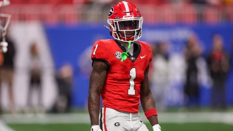 Zachariah Branch 2026 NFL Draft tracker live updates on Georgia wide receiver