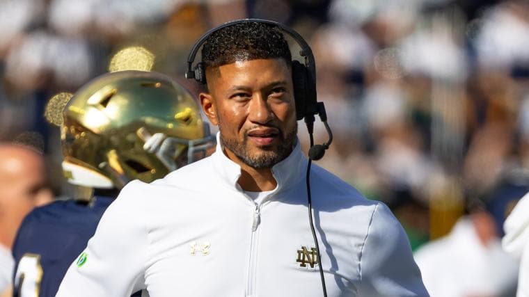 Marcus Freeman reacts to Notre Dame's 'weak schedule' without USC, Michigan