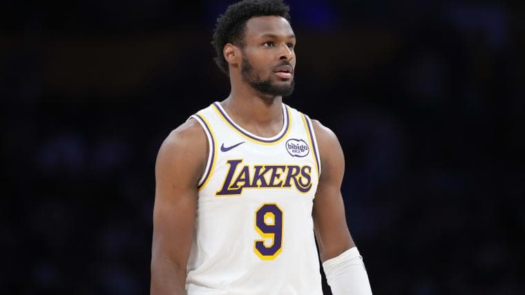 Lakers' Bronny James stuns with stat vs Rockets bench in Game 3