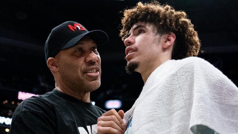 LaVar Ball defends son LaMelo after Bam Adebayo tripping incident, rips Erik Spoelstra: 'We ain't getting stepped on'