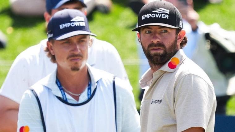 Who is Cameron Young's caddie? Meet former Wake Forest teammate Kyle Sterbinsky and his history with Masters leader