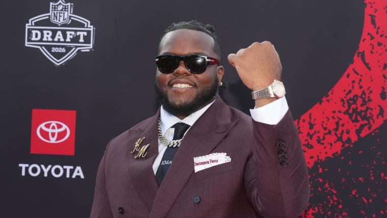 Why Texans' draft pick Kayden McDonald was crying happy tears: 'Mama don't have to work no more'