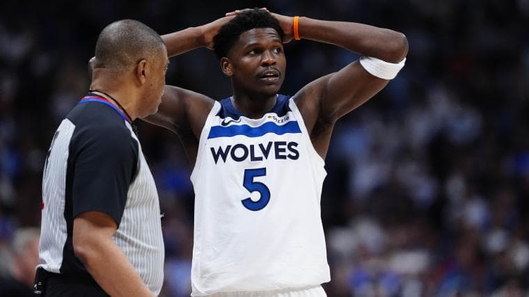 Here's when Anthony Edwards could return from his knee injury for Timberwolves vs. Spurs series