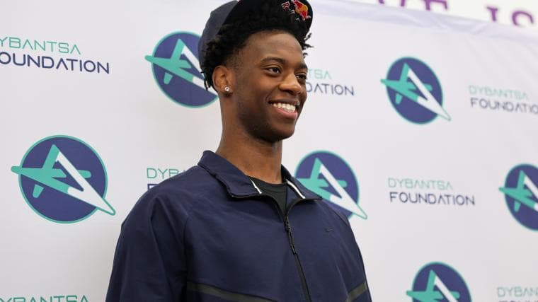 AJ Dybantsa Nike logo: Potential No. 1 pick unveils signature brand mark ahead of NBA Draft