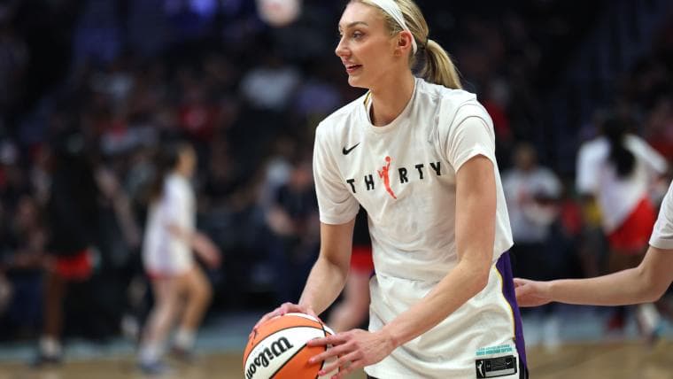 Cameron Brink shows off abs in all-white fit before first game of Sparks' 2026 WNBA season