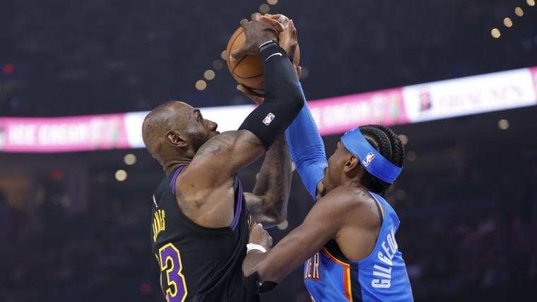 Lakers vs. Thunder live score, updates, highlights from 2026 NBA Playoffs series