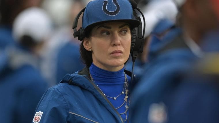 Colts owner Carlie Irsay-Gordon sideline rumor goes viral despite being totally fake