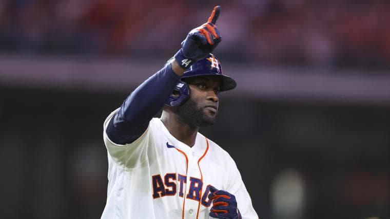 Yordan Alvarez emerges as top Red Sox trade target amid Astros’ early struggles