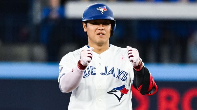 Blue Jays’ Kazuma Okamoto does something that only Bo Bichette has done for Toronto