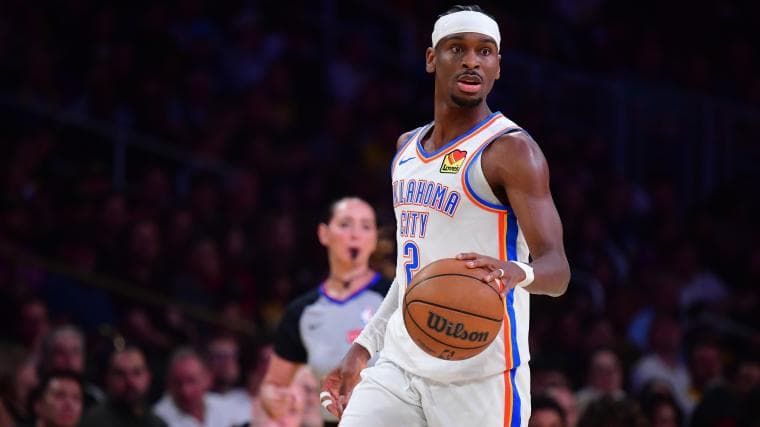 Shai Gilgeous-Alexander reveals the Thunder were rusty in Game 1 win against the Lakers
