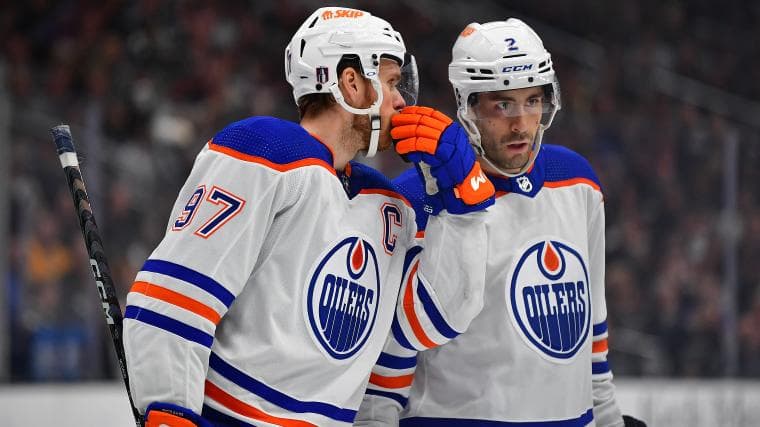 Oilers’ Connor McDavid, Evan Bouchard’s even-strength struggles threaten early playoff exit