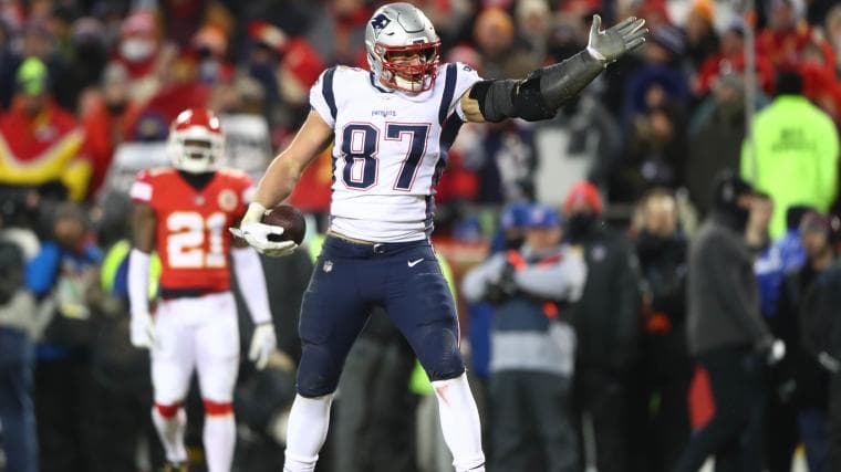 Rob Gronkowski voted into New England Patriots Hall of Fame on first ballot