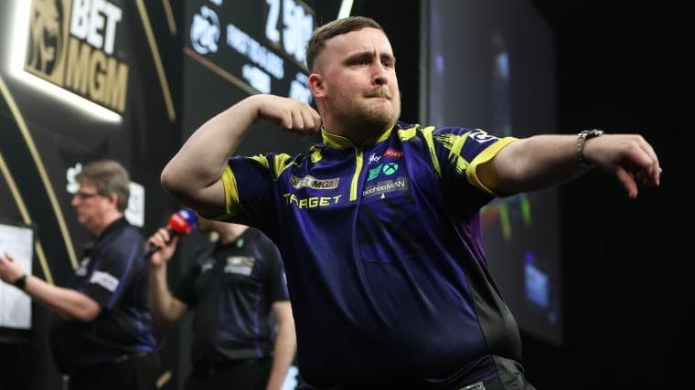 Every 170 'Big Fish' checkout in 2026 Premier League Darts: Littler strikes twice against van Gerwen on Night 8