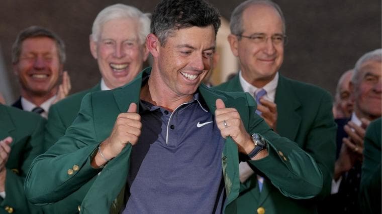 Who puts Rory McIlroy's green jacket on if he repeats as Masters champion?