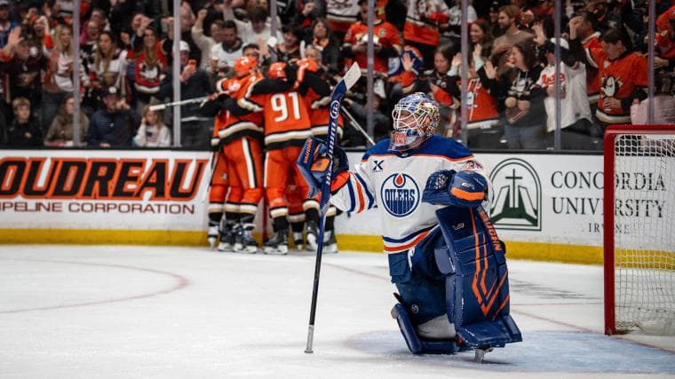 AI video reveals whether Oilers' game-ending goal vs. Ducks actually crossed the line fully