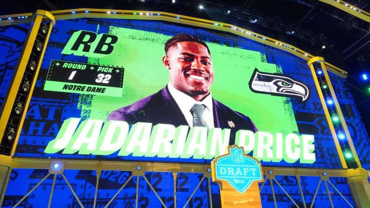 Notre Dame's Jeremiyah Love, Jadarian Price become latest RB duo selected in first-round of NFL Draft