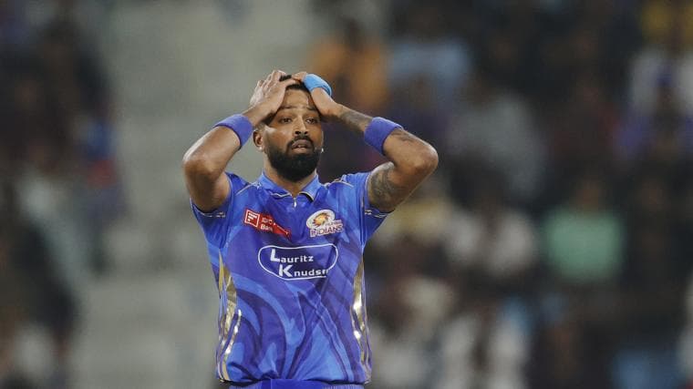 Why Hardik Pandaya isn't playing today for Mumbai Indians with injury news