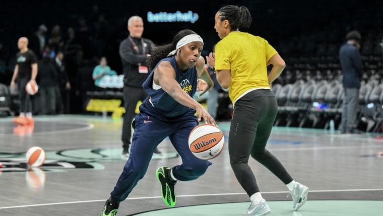 Raven Johnson opens up on relationship with Fever teammate Caitlin Clark: 'She's a great person'