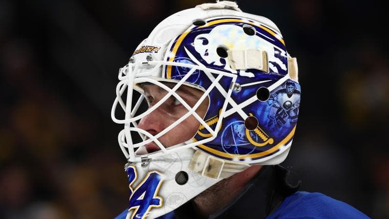 Sabres goalie Alex Lyon called himself an 'amorphous blob,' and it makes perfect sense