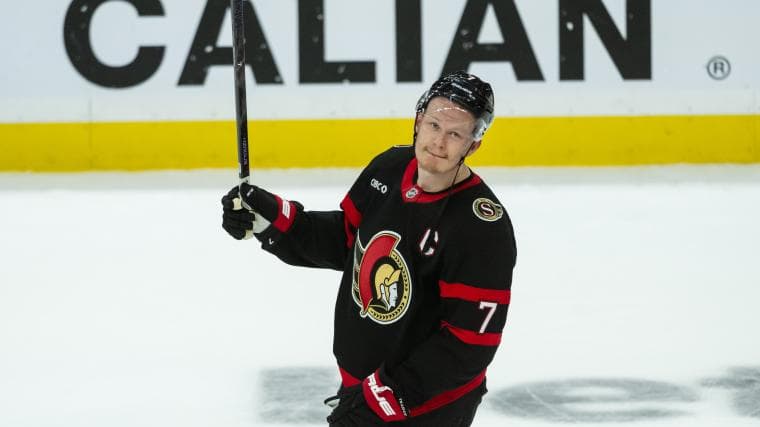 Why Brady Tkachuk fought Jordan Staal off opening faceoff of Senators-Hurricanes playoff game