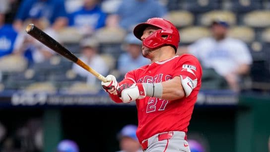 Angels blow six-run lead, swept by Royals in messy bullpen loss