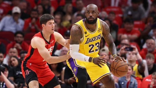 Lakers rally late to beat Rockets in OT, take 3-0 series lead