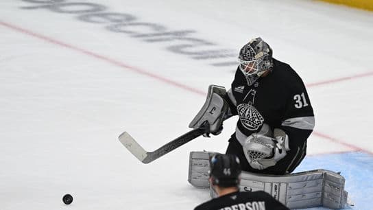 Kings' Goaltender Anton Forsberg Named to NHL’s “Three Stars” of the Week